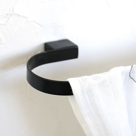 Curve / アイアンタオルハンガー  / Mサイズ , Lサイズ / 約w455×d100×h15mm / GRAY , BLACK / ハウスパーツ / IRON TOWEL HANGER