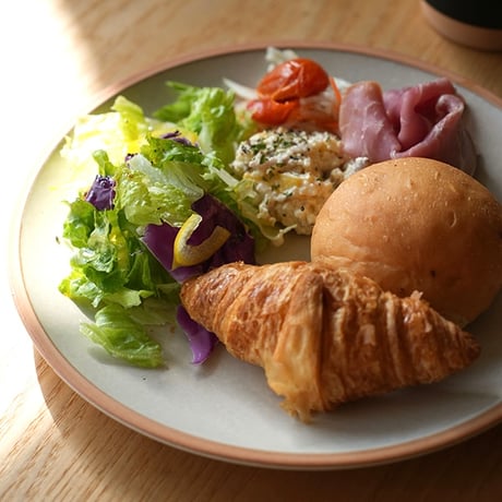 AXCIS PURE PLATE / マットな質感のナチュラルモダンな陶器食器 / ピュア プレートM / クリーム , グレー , ブラック / ペア2枚セット