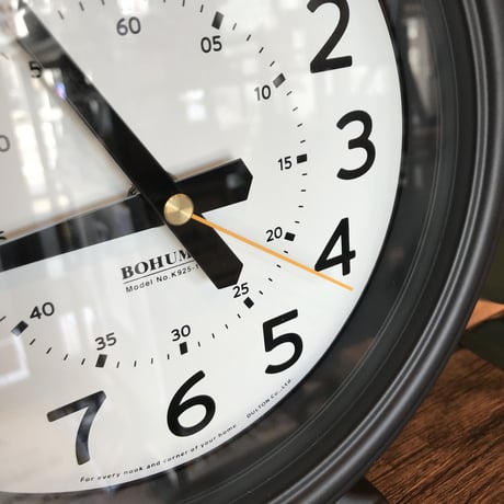 BOHUMIL CLOCK /  置時計 掛け時計 / KH , BK / ウォールクロック / スイープムーブメント / スタンド取り外し可能 DULTON