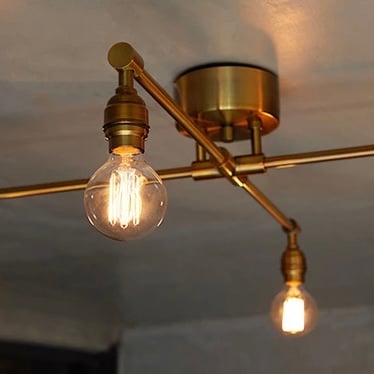 LAITON X-ceiling lamp / シーリングランプ 4灯 / E26 60W /