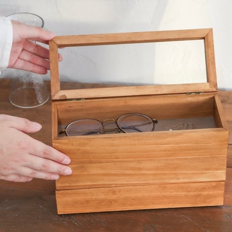 PINE WOOD Accessory box 03 / パイン材を使用した3段のアクセサリーケース