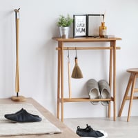 Console Table / シンプルでスマートなフォルム 美しい天然木のコンソールテーブル