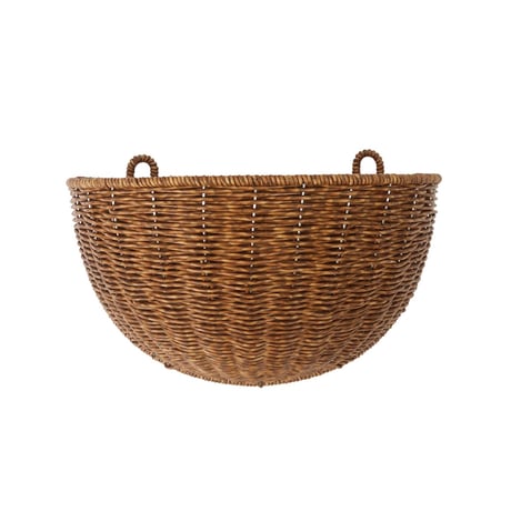 GARDEN BASKET / グリーンを飾るだけでなく、暮らしの中のディスプレイを楽しめるナチュラルウォールバスケット / natural , brown