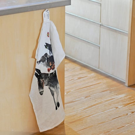 kitchen towel by Atelier KOTETSU / 壁面タペストリー / キッチンタオル / コットン65% , リネン35%