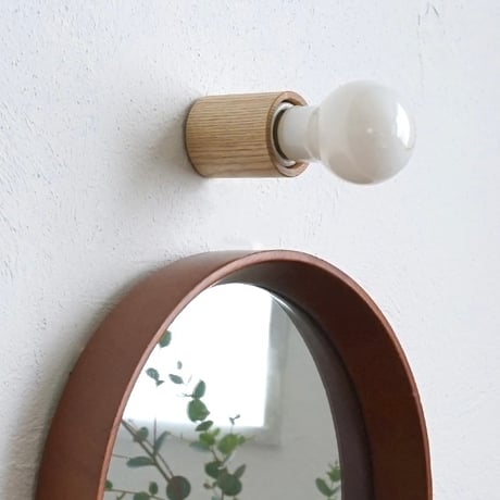 Wood Recep LIGHT / シリンダー / ウッドレセップカバーシリンダー / natural / アッシュ材 / LED電球専用