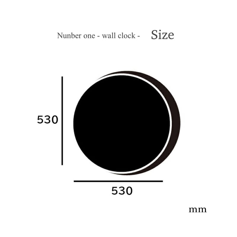 NEWGATE N° 1 Number one / φ530×D55mm 掛け時計 /