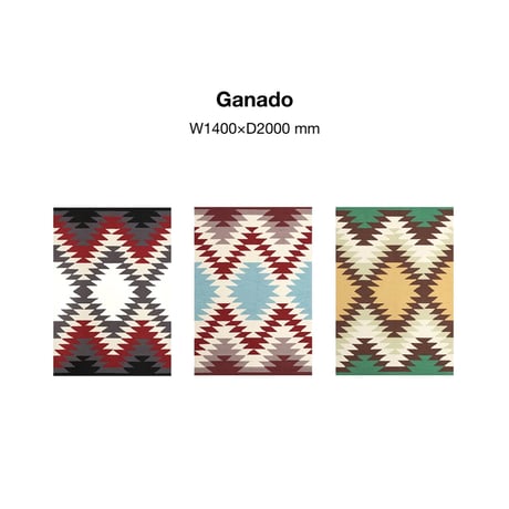 ART WORK STUDIO / NATIVE RUG ▷Ganado / ラグ / リビングラグ / オールシーズン / ネイティブ柄 / size L 2000×1400×10mm