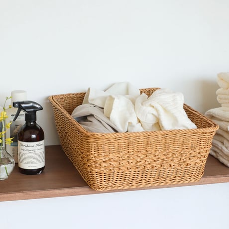 OVAL 'N' RECT NATURAL BASKET / 暮らしのさまざまなシーンで活躍するオーバルバスケットとレクトバスケット / ナチュラルナイール
