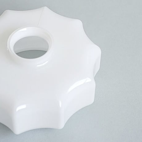 アーロットガラス ペンダントライト / E17 / ガラスシェードM （ WHITE , CLEAR ）真鍮灯具60cm , 100cm / シーリングカバー付き / LED電球対応 ※電球なし