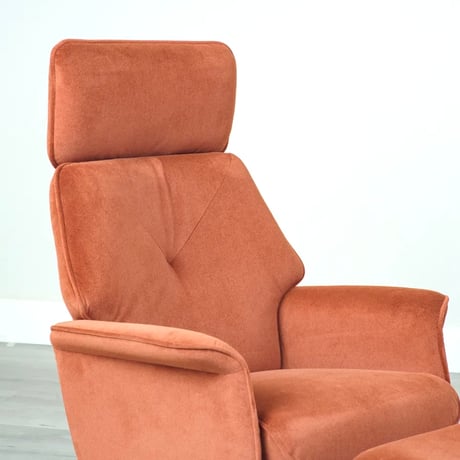 RELAX CHAIR / スタイリッシュなフォルムのリラックスチェア / L GRAY , GREIGE , ORANGE