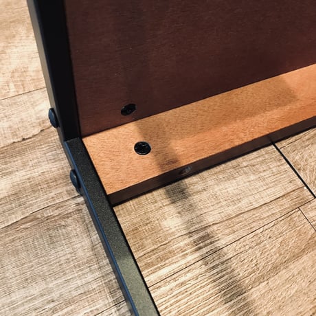 ブルックリンスタイル ラフでスリムな4段ラック  - WALNUT BROWN -  W350×D275×H1000mm / 4段シェルフ / ラック/ デスクサイドシェルフ / anthem