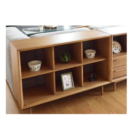 OAK WOOD OPEN SHELF 100 / リビングの見せる収納にコーディネート広がるシェルフ / 棚 ラック / ナチュラルスタイル