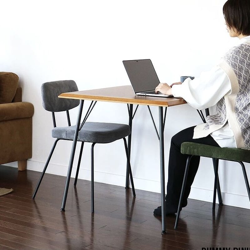 ダイニングテーブル750 / 天板 : ウォールナット+オーク / レッグ