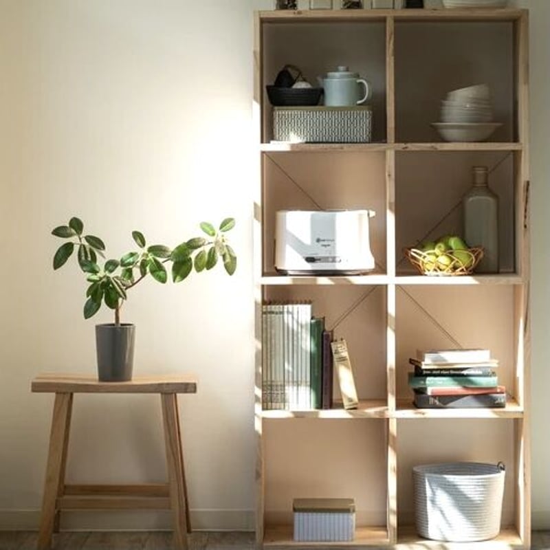 NATURAL WOOD SHELF 2×4 / オープンシェルフ / ディスプレイラック /
