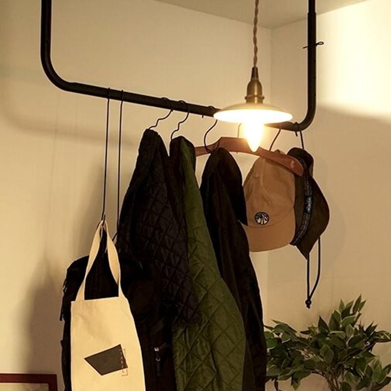 IRON CEILING HANGER 900 / ハンガーラック / 最短:SHORT :
