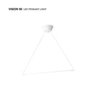 Vision 90 LED-pendant light / WHITE , BLACK / 90cm , 120cm