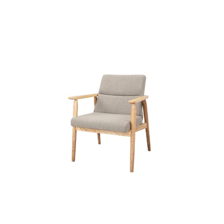 DINING CHAIR & SOFA / 明るいナチュラルな木目のファブリックチェア / ダイニングチェア / ソファ / 1人掛けソファー