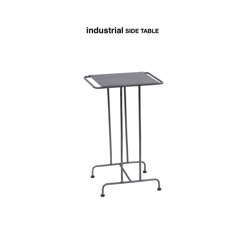 INDUSTRIAL SIDE TABLE / 無骨なインダストリアルデザインの