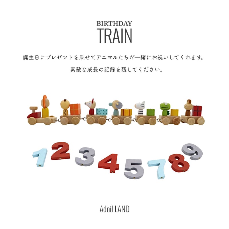 BIRTHDAY TRAIN / バースデートレイン / 誕生日にプレゼントを乗せて