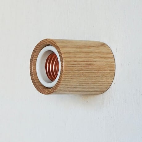 Wood Recep LIGHT / シリンダー / ウッドレセップカバーシリンダー / natural / アッシュ材 / LED電球専用