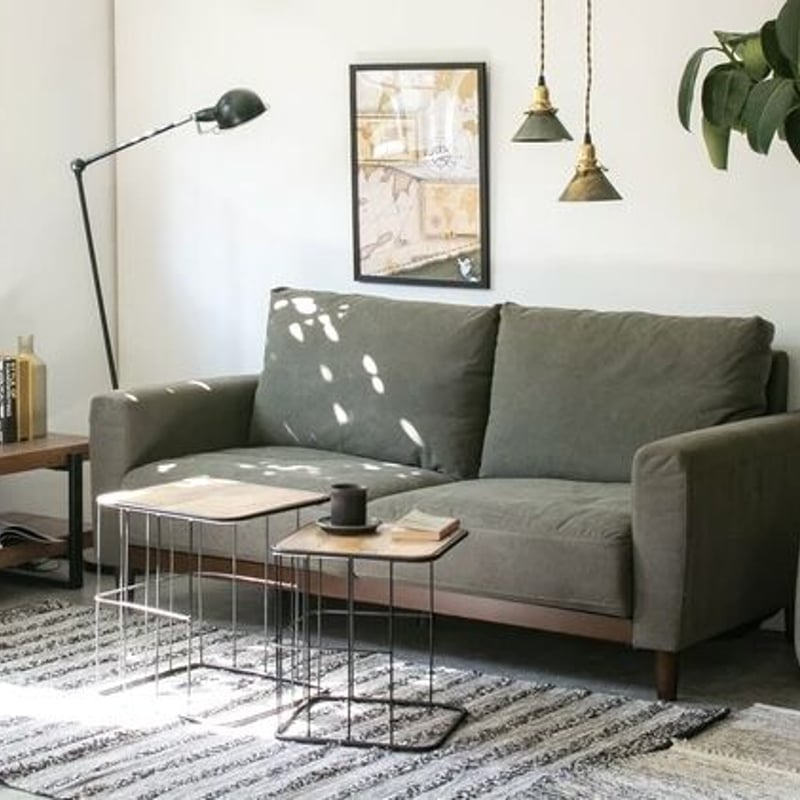 FABRIC SOFA / ソファ / GRAY / NAVY / KHAKI / タモ FABRIC SOFA / ソファ / GRAY / NAVY / KHAKI / タモ