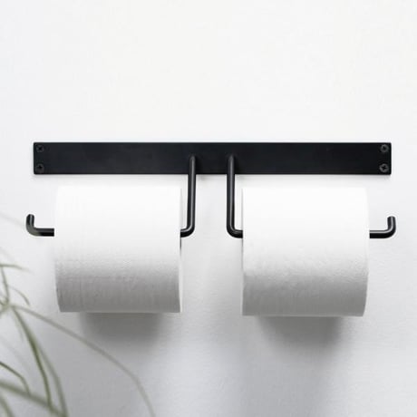 AXCIS IRON Paper Holder  / シングル , ダブル / シンプルでスタイリッシュなペーパーホルダー / トイレットペーパーホルダー