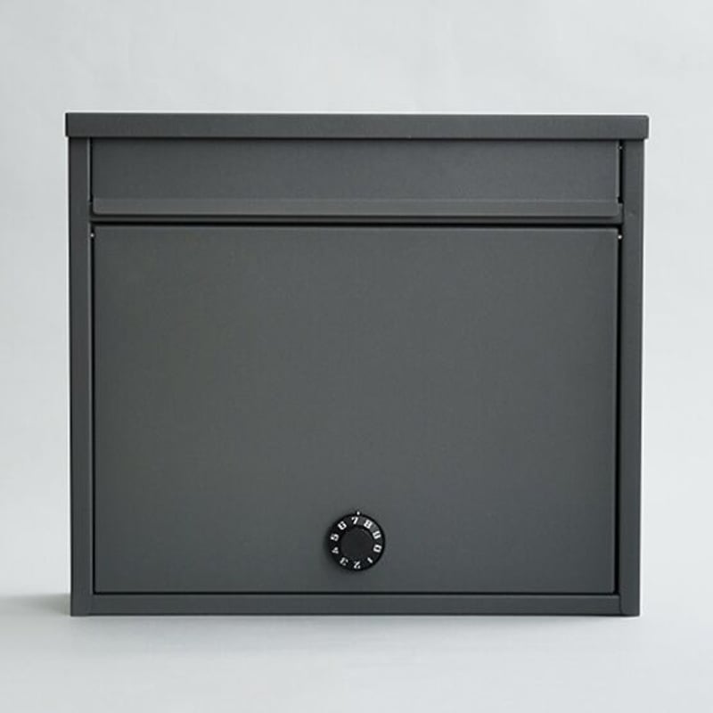メールボックス1 ダークグレー Mail box 1 (エンボス文字なし)｜ARTWORKSTUDIO公式