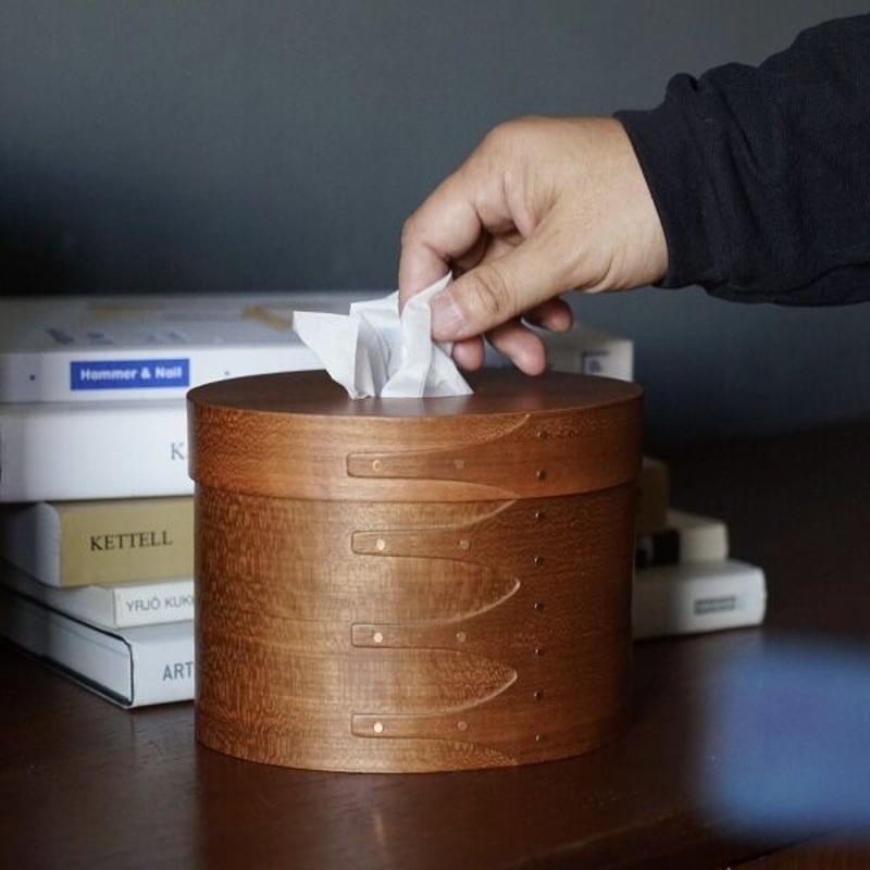 AXCIS シェーカーティッシュボックス / 素材 チェリー材 / ナチュラル