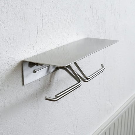 STAINLESS toilet "PAPER HOLDER / PUT スタイリッシュハウスパーツシリーズ / ダブルペーパーホルダー
