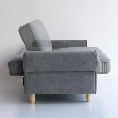 GRAY FABLIC SOFA BED Sofa Bed / phil / シンプルでスタイリッシュなデザインのストレートソファ / GRAY
