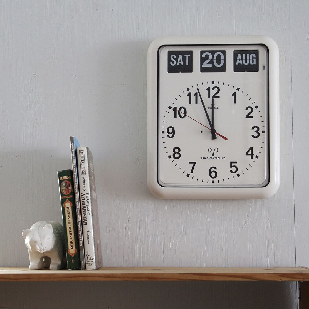 Twemco Radio Control Calendar Clock / トゥエンコラジオコ