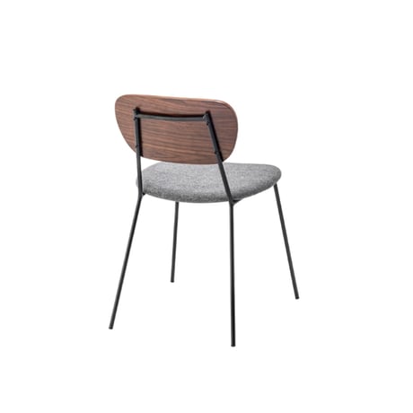 WOOD + FABRIC CHAIR / シンプルでナチュラルな佇まいのカフェチェア / BEIGE , GRAY