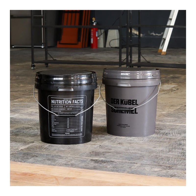 POST GENERAL 座れるバケットスツール / GRAY , BLACK / 16l /