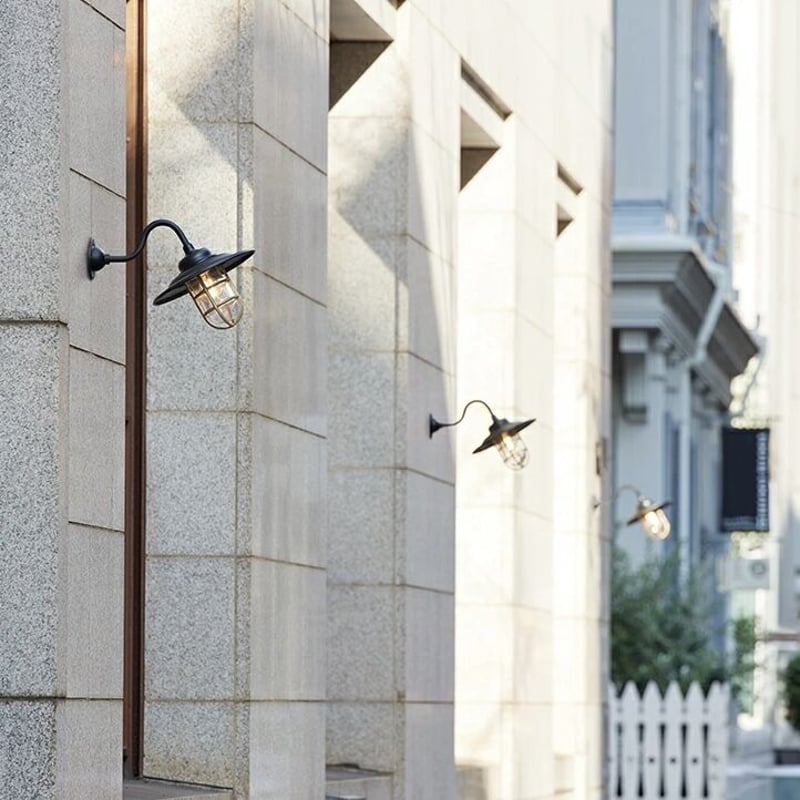 Navy base shade-wall lamp 1 / 外灯 室内照明 玄関照明 デッキ