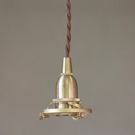 AXCIS GRASS × BRASS PENDANT LIGHT / E17 真鍮灯具 / シーリングカバー付属 / ガラスシェード / タイプ A