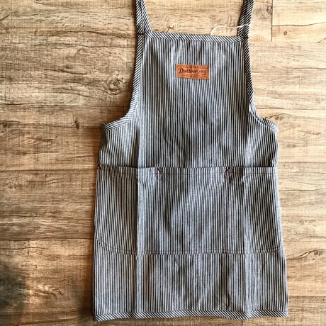 EMエプロン / DENIM  / HICKORY STRIPE / ショート丈エプロン / LENGTH 63cm /kitchen, camp