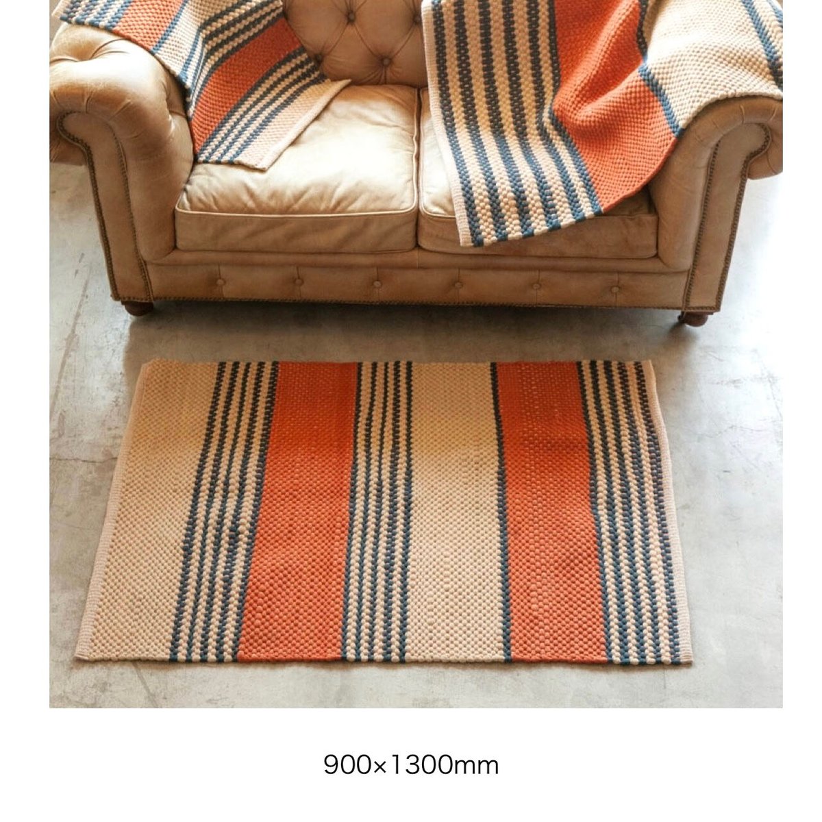 COTTON CHINDI RUG / ▷HALF RUG 900×1300mm ▷RUG サ COTTON CHINDI RUG / ▷HALF RUG 900×1300mm ▷RUG サ