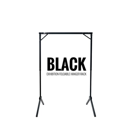 EXHIBITION FOLDABLE HANGER RACK / ハンガーラック / 洋服ハンガー  / プランツハンガー  / サイズ  約W1000×D530mm +3段階の高さ調節可能