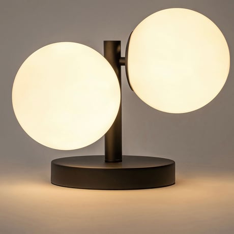 TINY GLASS TABLE LIGHT / BRID タイニーガラス テーブルライト / WHITE , BLACK / デスクライト / タッチスイッチ