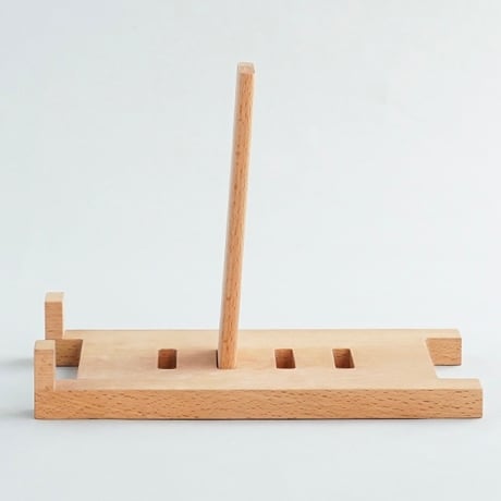 WOOD DISPLAY STAND / ナチュラルなビーチ材のディスプレイスタンド /  S , Lサイズ / ナチュラル