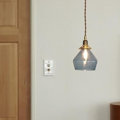 GRASS × BRASS PENDANT LIGHT /  E26用 /  LED電球可能 / ポワーペンダント / 真鍮灯具 E26用 BR60cm シーリングカバー付