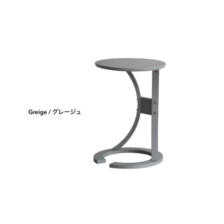 ROUND SIDE TABLE /ノートPCが乗せれる木製でおしゃれなサイドテーブル  / ソファサイド テーブル / 円形 ラウンドテーブル