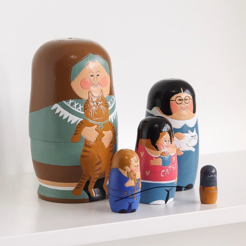 NOOKs matryoshka / 猫 LOVER マトリョーシカ | LISTAND 公