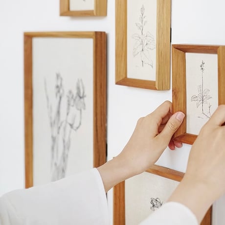 AXCIS チークフレーム A3 / 木肌が滑らかで美しいフレーム / ART FRAME