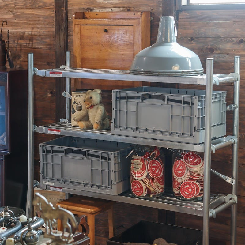 SCAFFOLD LIKE SHELF / 耐荷重 80kg / 洗練された無骨なデザインが雰