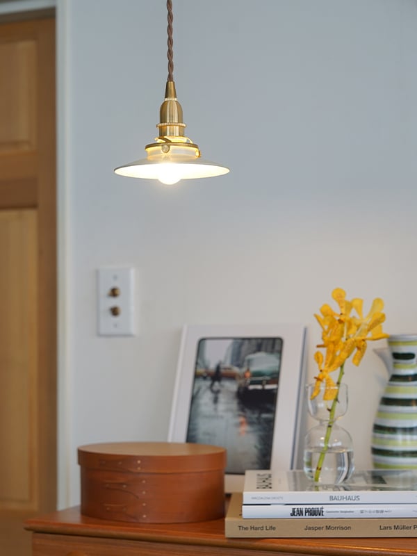 FILM ペンダントライト Iron mini A pendant lamp IRON MINI SHADE + BRASS PENDANT LIGHT 100cm / シ