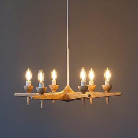 slöjd WOOD  CHANDELIER / スロイド ウッドシャンデリア ライト/ E17 LED電球専用 / LED電球 / 電球選択 / 北欧 / ナチュラル / 北欧モダン
