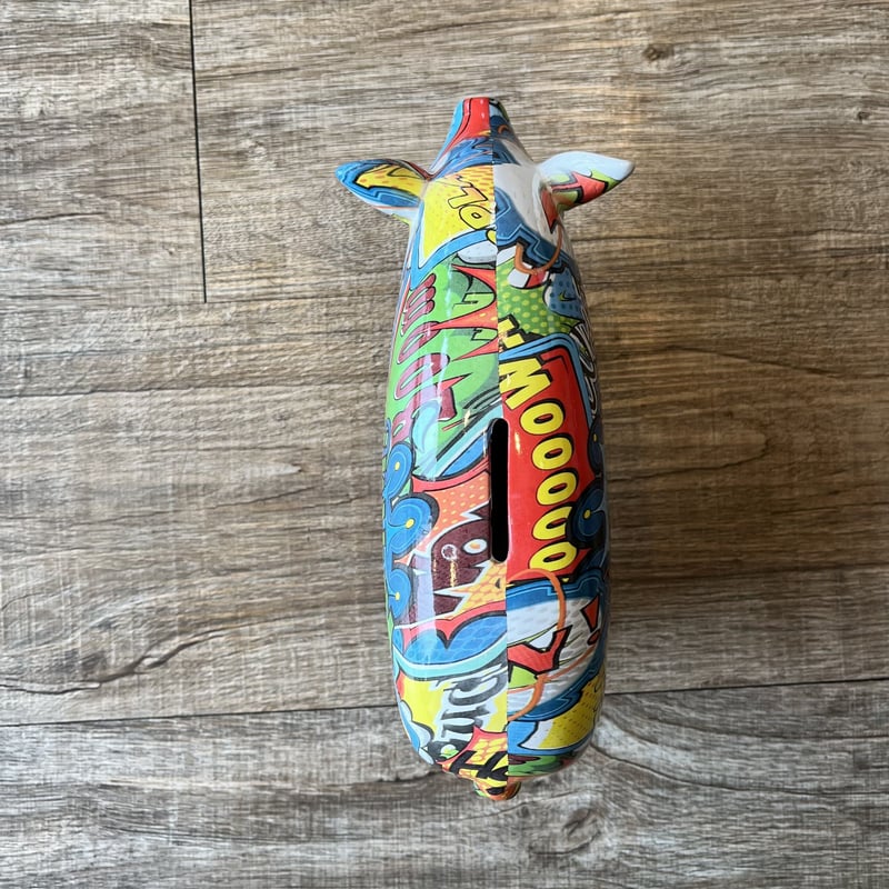 廃盤 「Poppin Pig」タグ付き POPな貯金箱で眺めて貯めようPIG COIN BANK / LUCKY PIGGY