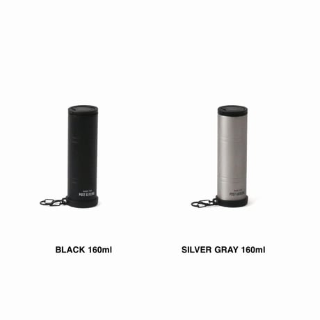 DOUBLE WALL ICE / 洗練されたスタイリッシュな佇まいの水筒と氷のうの2WAYボトル / BLACK , GRAY