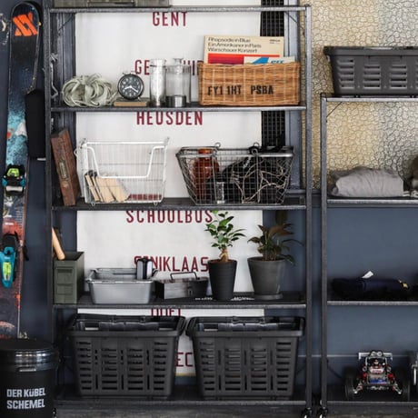 SIDE SHELF / LIGHT-WEIGHT IRON MESH SHELF用 / ハンギング シェルフハンガー